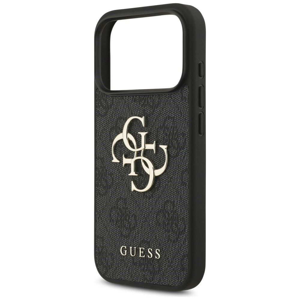 Guess 4G Big Logo dėklas skirtas iPhone 17 Pro / 18 Pro - Juoda -- iPhone 17 Pro / iPhone 18 Pro