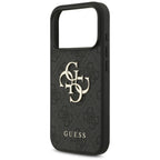 Guess 4G Big Logo dėklas skirtas iPhone 17 Pro / 18 Pro - Juoda -- iPhone 17 Pro / iPhone 18 Pro