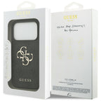 Guess 4G Big Logo dėklas skirtas iPhone 17 Pro / 18 Pro - Juoda -- iPhone 17 Pro / iPhone 18 Pro