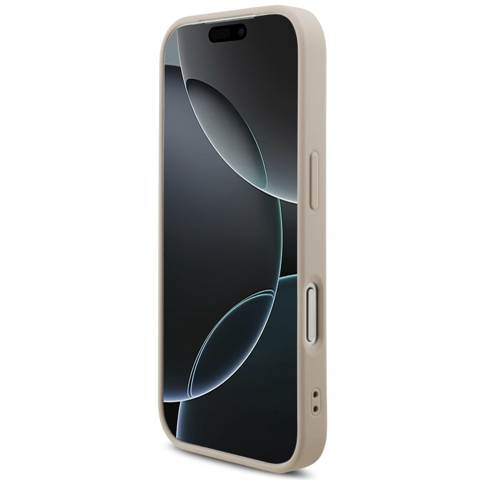 Guess 4G Big Logo dėklas skirtas iPhone 17 Pro / 18 Pro - Rožinė -- iPhone 17 Pro / iPhone 18 Pro