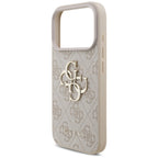 Guess 4G Big Logo dėklas skirtas iPhone 17 Pro / 18 Pro - Rožinė -- iPhone 17 Pro / iPhone 18 Pro