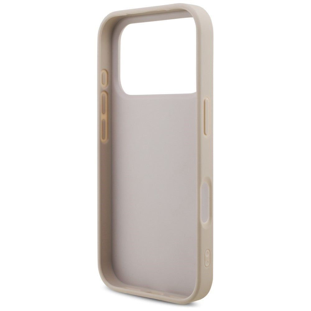 Guess 4G Big Logo dėklas skirtas iPhone 17 Pro / 18 Pro - Rožinė -- iPhone 17 Pro / iPhone 18 Pro