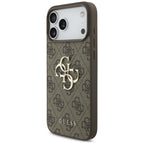 Guess 4G Big Logo dėklas skirtas iPhone 17 Pro Max / 18 Pro Max - Ruda -- iPhone 17 Pro Max / iPhone 18 Pro Max