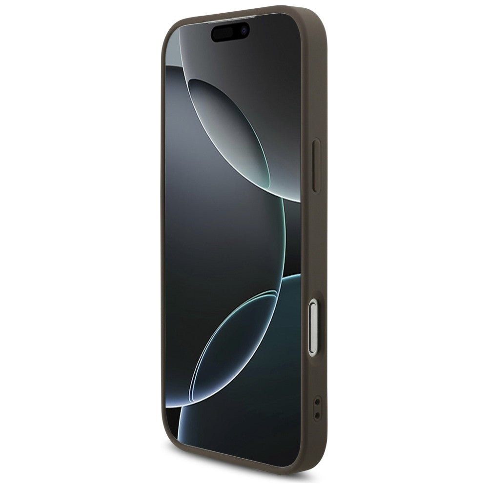 Guess 4G Big Logo dėklas skirtas iPhone 17 Pro Max / 18 Pro Max - Ruda -- iPhone 17 Pro Max / iPhone 18 Pro Max