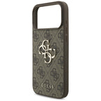 Guess 4G Big Logo dėklas skirtas iPhone 17 Pro Max / 18 Pro Max - Ruda -- iPhone 17 Pro Max / iPhone 18 Pro Max