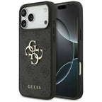 Guess 4G Big Logo dėklas skirtas iPhone 17 Pro Max / 18 Pro Max - juoda spalva -- iPhone 17 Pro Max / iPhone 18 Pro Max