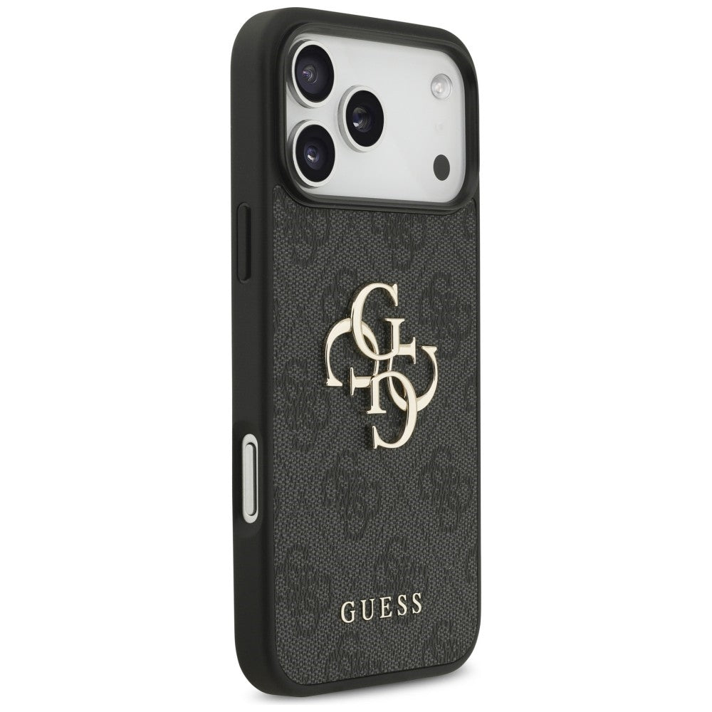 Guess 4G Big Logo dėklas skirtas iPhone 17 Pro Max / 18 Pro Max - juoda spalva -- iPhone 17 Pro Max / iPhone 18 Pro Max