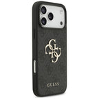 Guess 4G Big Logo dėklas skirtas iPhone 17 Pro Max / 18 Pro Max - juoda spalva -- iPhone 17 Pro Max / iPhone 18 Pro Max