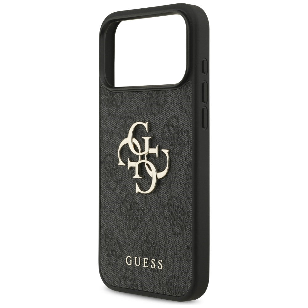 Guess 4G Big Logo dėklas skirtas iPhone 17 Pro Max / 18 Pro Max - juoda spalva -- iPhone 17 Pro Max / iPhone 18 Pro Max