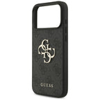 Guess 4G Big Logo dėklas skirtas iPhone 17 Pro Max / 18 Pro Max - juoda spalva -- iPhone 17 Pro Max / iPhone 18 Pro Max