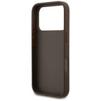 Guess 4G Classic dėklas skirtas iPhone 17 Pro / 18 Pro - ruda spalva -- iPhone 17 Pro / iPhone 18 Pro