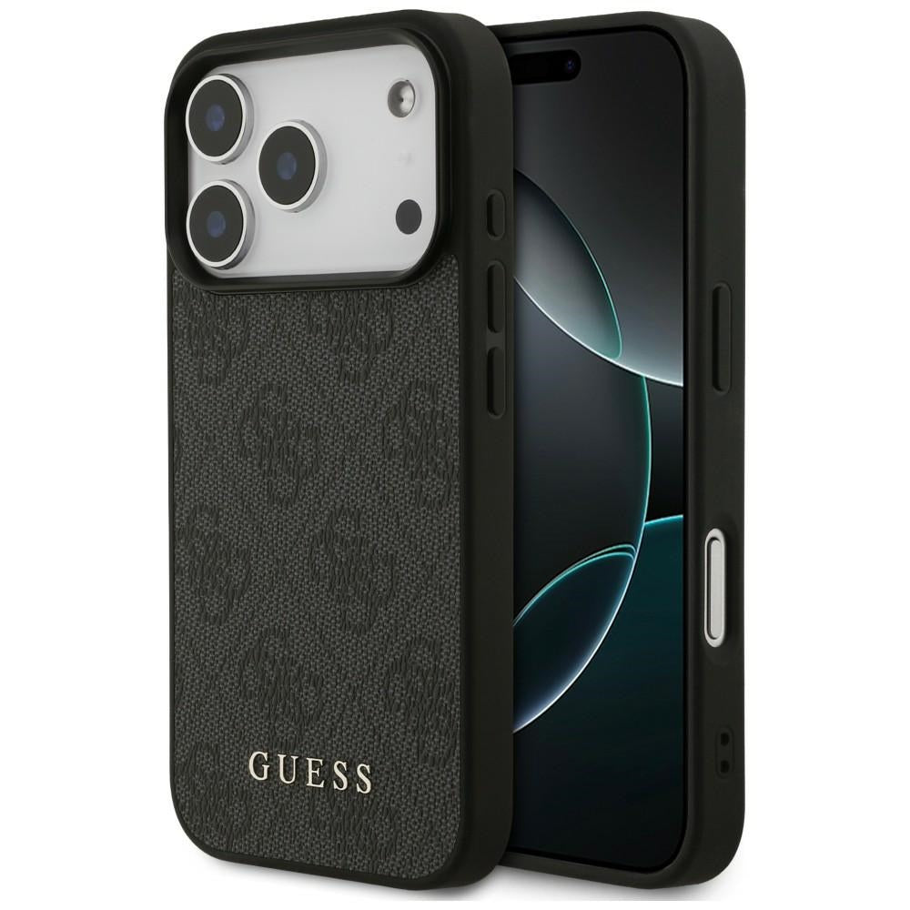Guess 4G Classic dėklas skirtas iPhone 17 Pro / 18 Pro - juoda spalva -- iPhone 17 Pro / iPhone 18 Pro