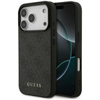 Guess 4G Classic dėklas skirtas iPhone 17 Pro / 18 Pro - juoda spalva -- iPhone 17 Pro / iPhone 18 Pro