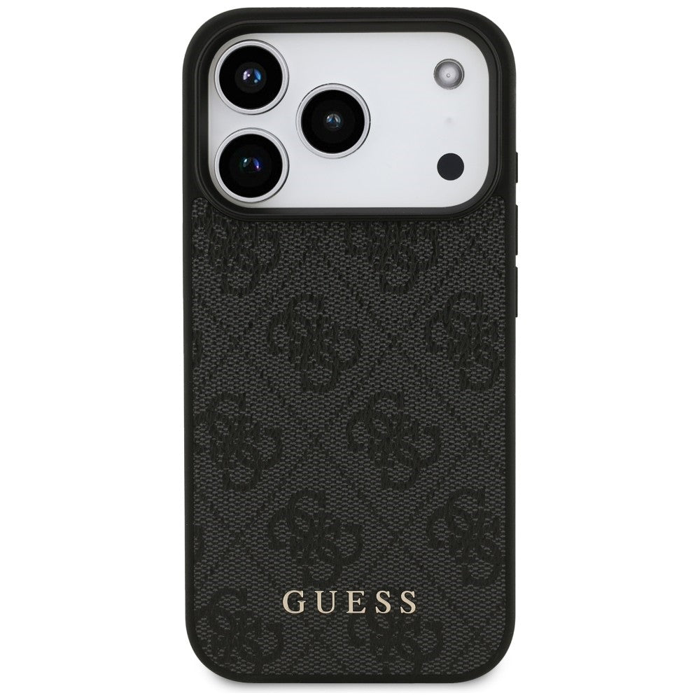 Guess 4G Classic dėklas skirtas iPhone 17 Pro / 18 Pro - juoda spalva -- iPhone 17 Pro / iPhone 18 Pro