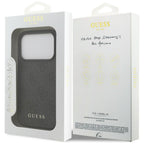 Guess 4G Classic dėklas skirtas iPhone 17 Pro / 18 Pro - juoda spalva -- iPhone 17 Pro / iPhone 18 Pro