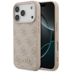 Guess 4G Classic dėklas skirtas iPhone 17 Pro / 18 Pro - rožinė spalva -- iPhone 17 Pro / iPhone 18 Pro
