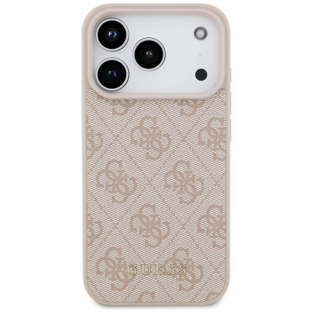Guess 4G Classic dėklas skirtas iPhone 17 Pro / 18 Pro - rožinė spalva -- iPhone 17 Pro / iPhone 18 Pro