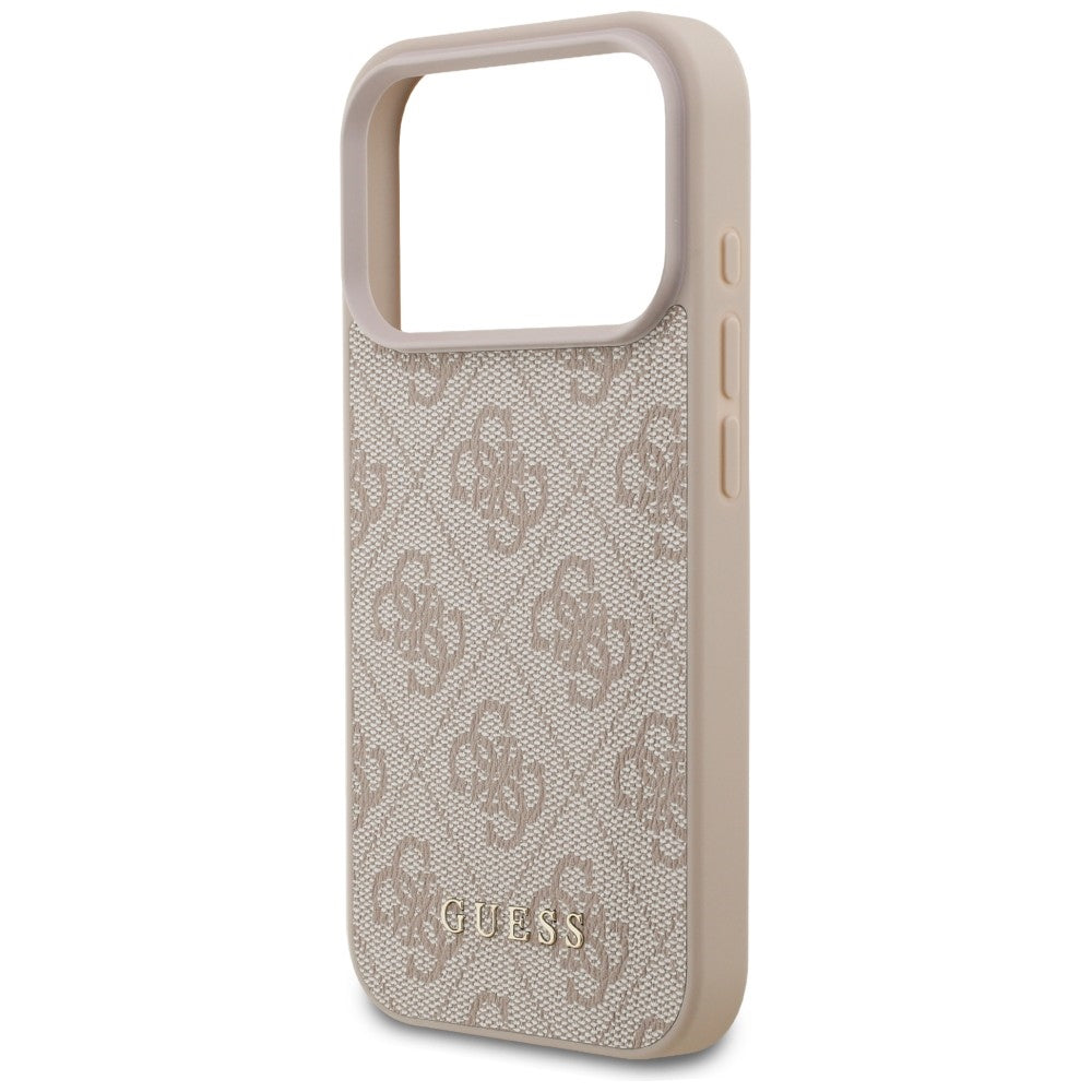 Guess 4G Classic dėklas skirtas iPhone 17 Pro / 18 Pro - rožinė spalva -- iPhone 17 Pro / iPhone 18 Pro