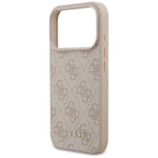 Guess 4G Classic dėklas skirtas iPhone 17 Pro / 18 Pro - rožinė spalva -- iPhone 17 Pro / iPhone 18 Pro