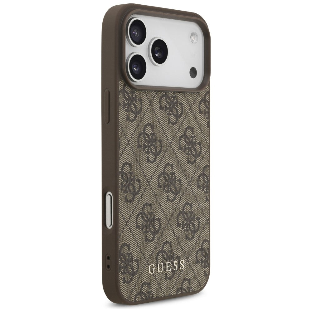 Guess 4G Classic dėklas iPhone 17 Pro Max / 18 Pro Max - Ruda -- iPhone 17 Pro Max / iPhone 18 Pro Max
