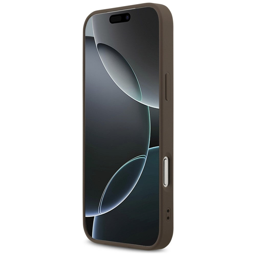 Guess 4G Classic dėklas iPhone 17 Pro Max / 18 Pro Max - Ruda -- iPhone 17 Pro Max / iPhone 18 Pro Max