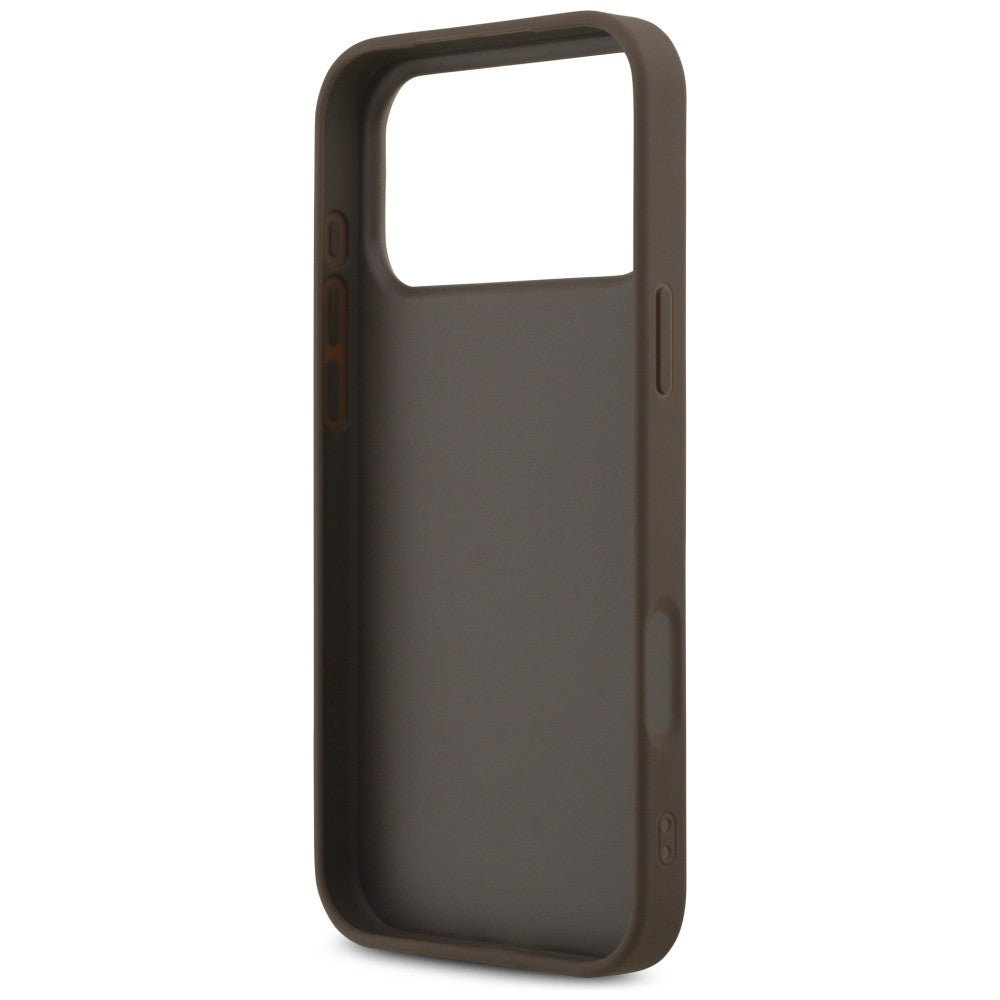 Guess 4G Classic dėklas iPhone 17 Pro Max / 18 Pro Max - Ruda -- iPhone 17 Pro Max / iPhone 18 Pro Max