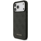 Guess 4G Classic dėklas iPhone 17 Pro Max / 18 Pro Max - juodas -- iPhone 17 Pro Max / iPhone 18 Pro Max
