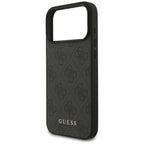 Guess 4G Classic dėklas iPhone 17 Pro Max / 18 Pro Max - juodas -- iPhone 17 Pro Max / iPhone 18 Pro Max