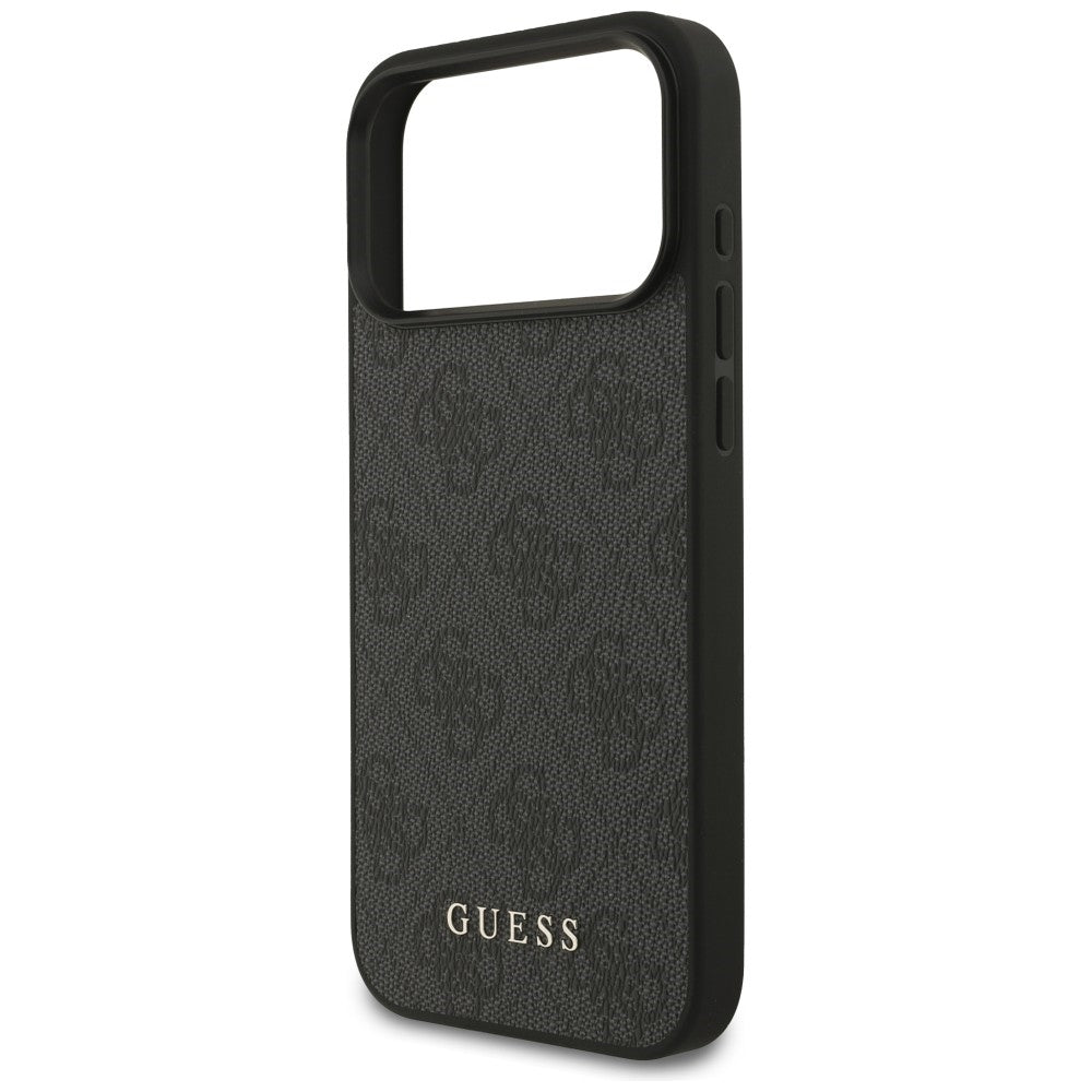 Guess 4G Classic dėklas iPhone 17 Pro Max / 18 Pro Max - juodas -- iPhone 17 Pro Max / iPhone 18 Pro Max