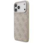 Guess 4G Classic dėklas iPhone 17 Pro Max / 18 Pro Max - Rožinis -- iPhone 17 Pro Max / iPhone 18 Pro Max