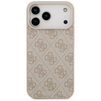 Guess 4G Classic dėklas iPhone 17 Pro Max / 18 Pro Max - Rožinis -- iPhone 17 Pro Max / iPhone 18 Pro Max