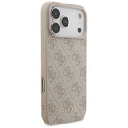 Guess 4G Classic dėklas iPhone 17 Pro Max / 18 Pro Max - Rožinis -- iPhone 17 Pro Max / iPhone 18 Pro Max
