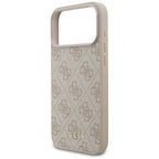 Guess 4G Classic dėklas iPhone 17 Pro Max / 18 Pro Max - Rožinis -- iPhone 17 Pro Max / iPhone 18 Pro Max