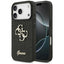 Guess Fixed Glitter Big 4G dėklas iPhone 17 Pro / 18 Pro - Juodas -- iPhone 17 Pro / iPhone 18 Pro
