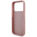 Guess Fixed Glitter Big 4G dėklas iPhone 17 Pro / 18 Pro - Rožinis -- iPhone 17 Pro / iPhone 18 Pro