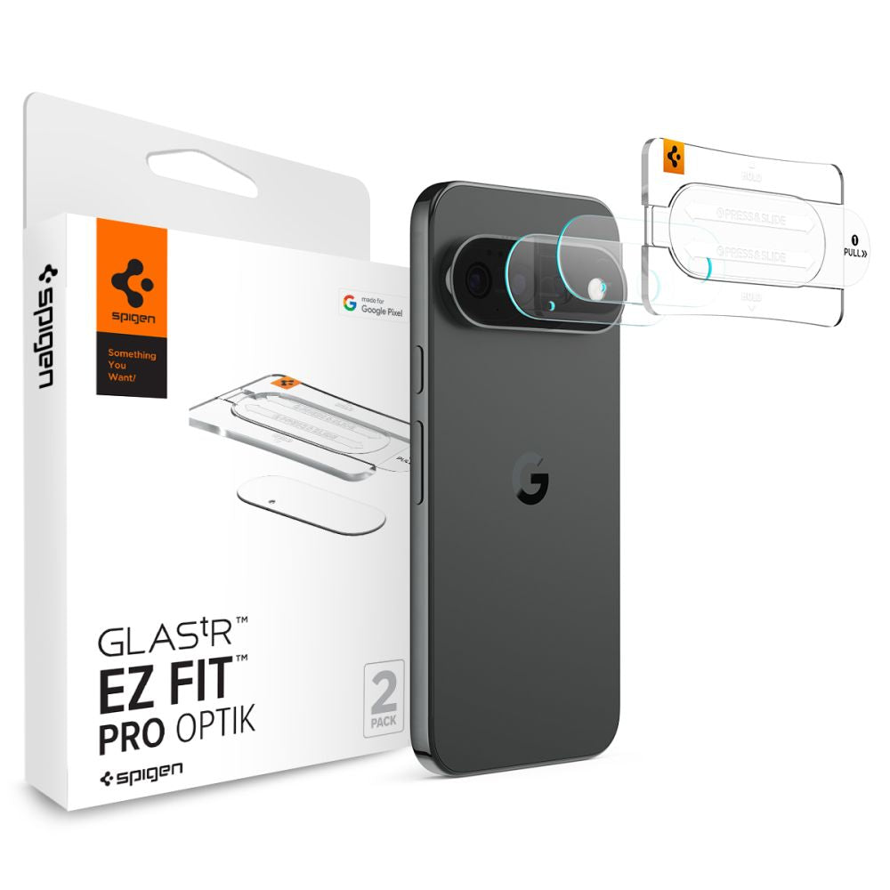 Spigen Optik Pro HD 2-Pack grūdintas stiklas objektyvo ekrano apsaugai Google Pixel 11 -- Google Pixel 11