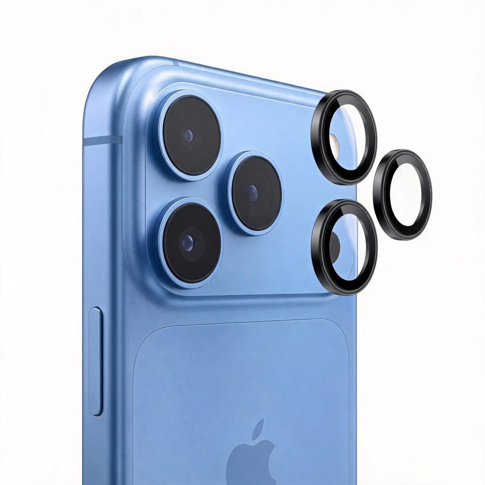 Tech-Protect Camring Fit+ kamerų apsauga iPhone 18 Pro / 18 Pro Max - Juoda -- iPhone 18 Pro / iPhone 18 Pro Max