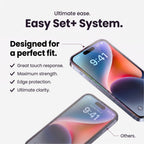 Tech-Protect Easy Set+ 2-Pack grūdintas stiklas ekranui ir objektyvui iPhone 18 Pro -- iPhone 18 Pro