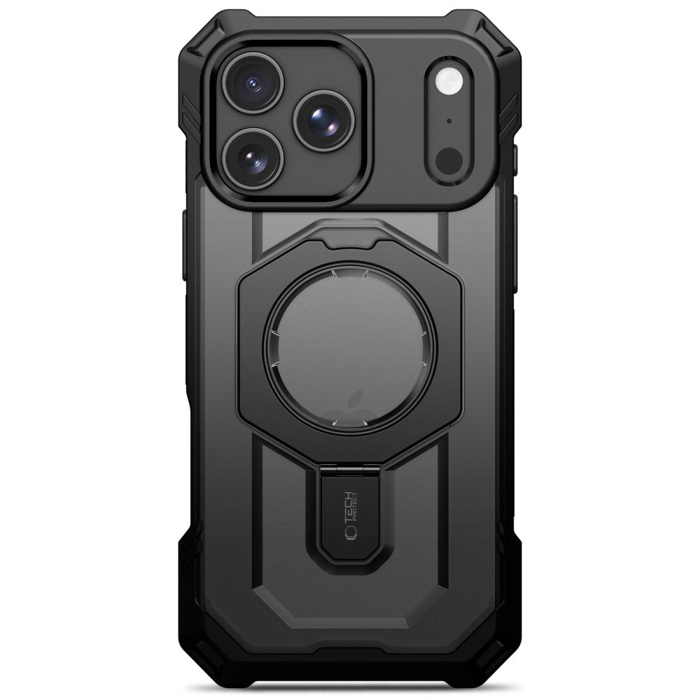 Tech-Protect MagForce MagSafe dėklas Apple iPhone 17 Pro / 18 Pro - matinis juodas -- iPhone 17 Pro / iPhone 18 Pro