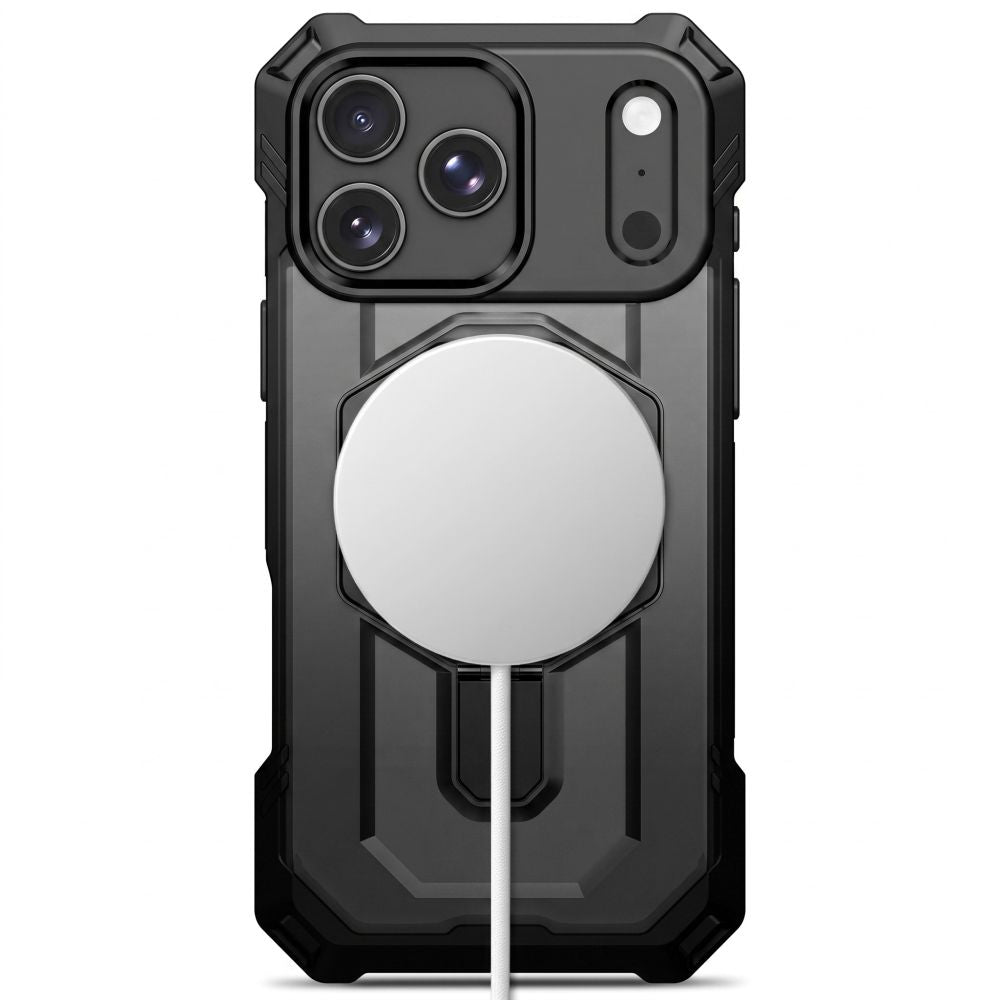 Tech-Protect MagForce MagSafe dėklas Apple iPhone 17 Pro / 18 Pro - matinis juodas -- iPhone 17 Pro / iPhone 18 Pro
