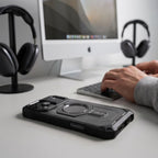 Tech-Protect MagForce MagSafe dėklas Apple iPhone 17 Pro Max / 18 Pro Max - Matinis juodas -- iPhone 17 Pro Max / iPhone...