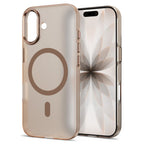 Tech-Protect MagZero MagSafe dėklas skirtas iPhone 17 - smėlio-rudas matinis -- iPhone 17