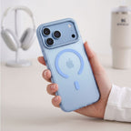 Tech-Protect MagZero MagSafe dėklas iPhone 17 Pro / 18 Pro - šviesi mėlyna matinis -- iPhone 17 Pro / iPhone 18 Pro