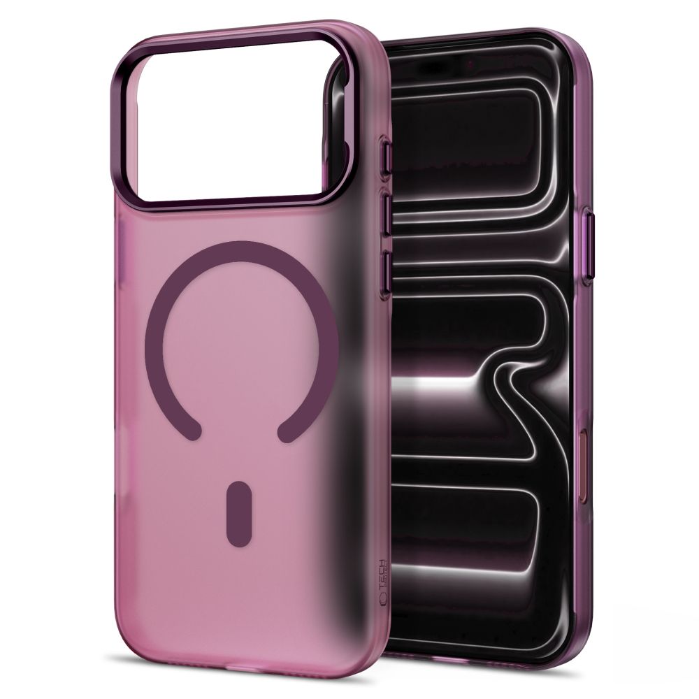 Tech-Protect MagZero MagSafe dėklas iPhone 17 Pro Max / 18 Pro Max - bordo spalvos matinis -- iPhone 17 Pro Max / iPhone...