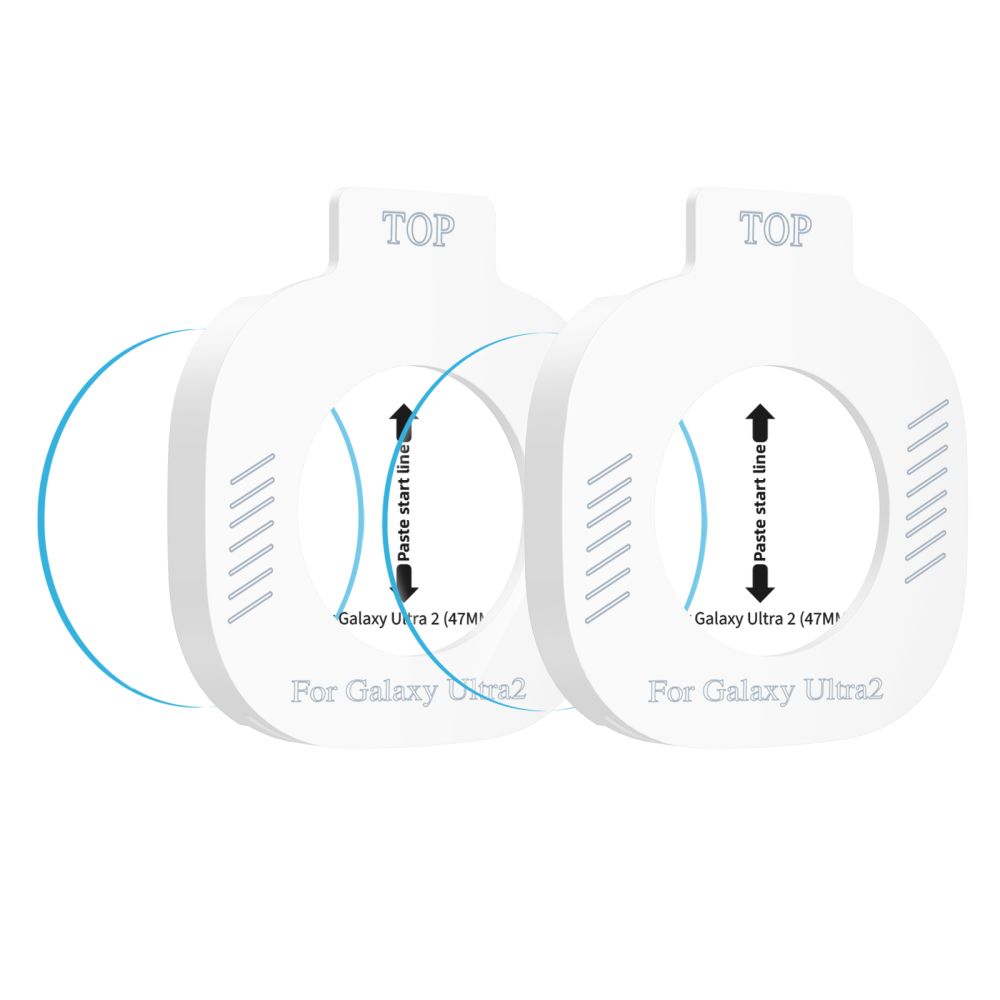 Tech-Protect Easy Set+ 2-Pack grūdintas stiklas Samsung Galaxy Watch Ultra 47mm -- Samsung Galaxy Watch Ultra (47 mm)