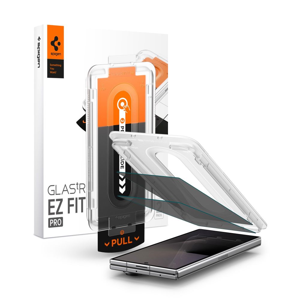 Spigen Glas.tR EZ Fit Pro HD Privacy 2-Pack grūdintasis stiklas Samsung Galaxy Z Fold 7/8 Ultra -- Samsung Galaxy Z Fold...