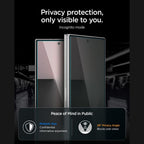 Spigen Glas.tR EZ Fit Pro HD Privacy 2-Pack grūdintasis stiklas Samsung Galaxy Z Fold 7/8 Ultra -- Samsung Galaxy Z Fold...