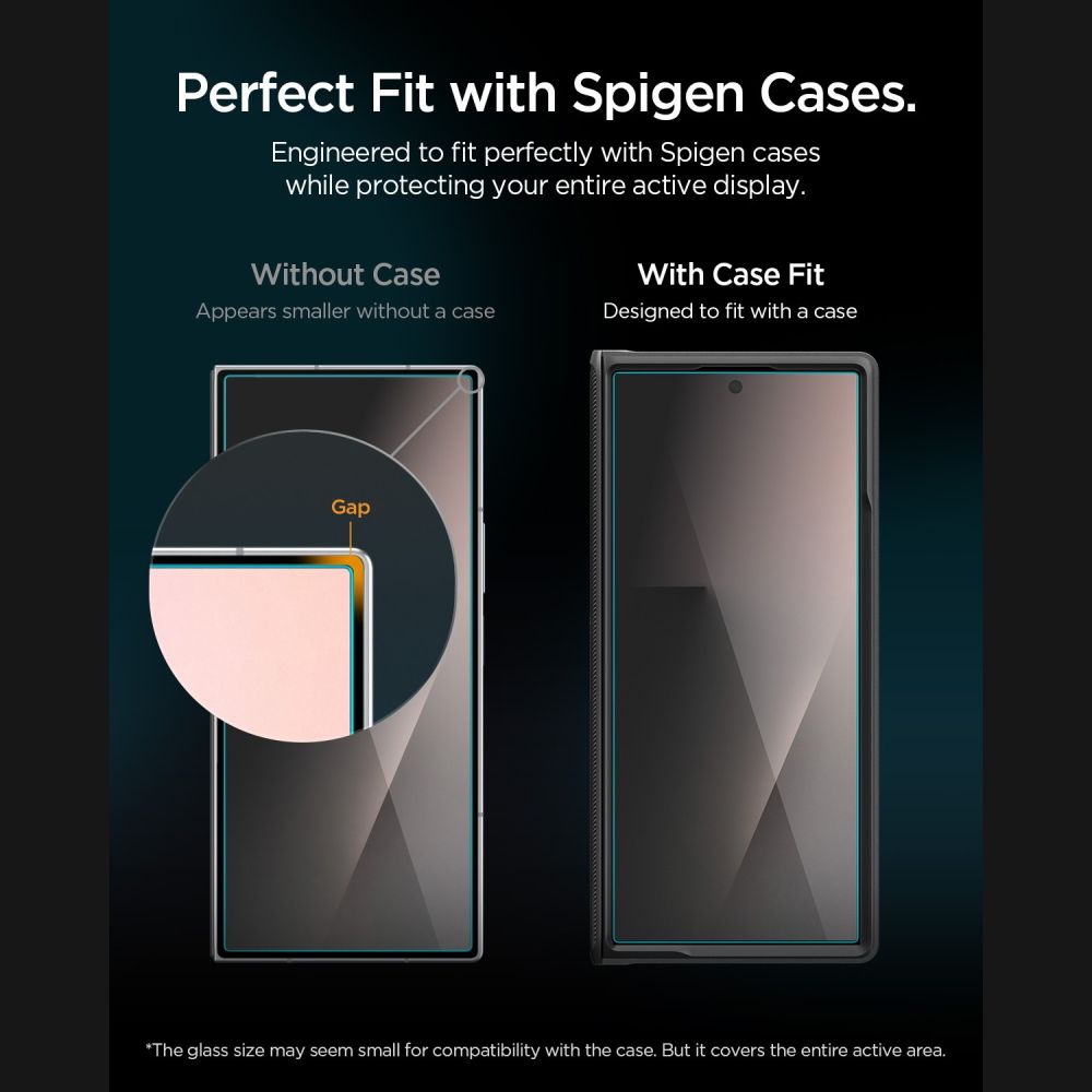 Spigen Glas.tR EZ Fit Pro HD Privacy 2-Pack grūdintasis stiklas Samsung Galaxy Z Fold 7/8 Ultra -- Samsung Galaxy Z Fold...