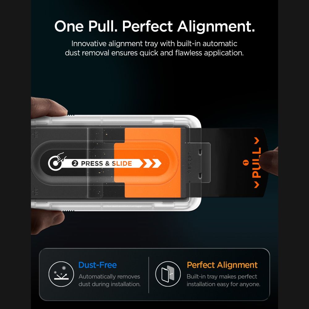 Spigen Glas.tR EZ Fit Pro HD Privacy 2-Pack grūdintasis stiklas Samsung Galaxy Z Fold 7/8 Ultra -- Samsung Galaxy Z Fold...