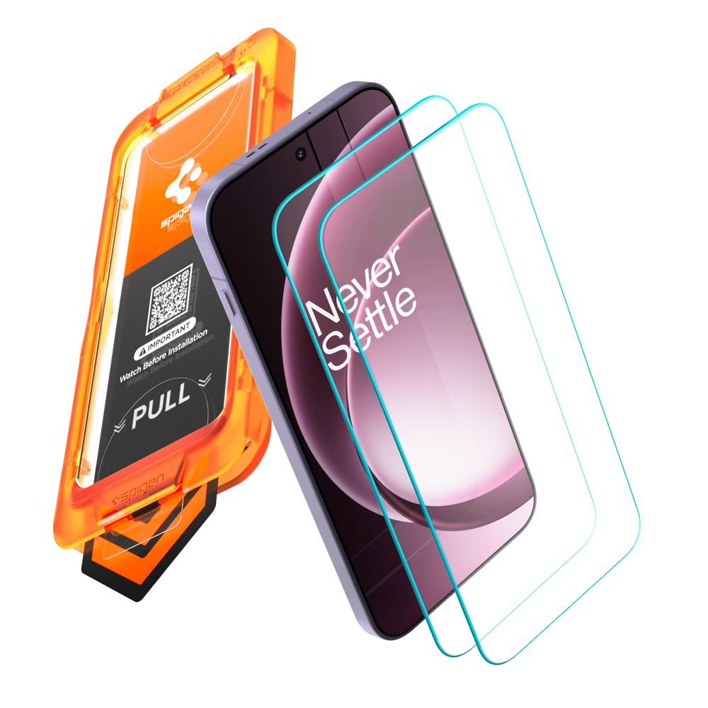 Spigen Glas.tR AlignMaster Slim 2-Pack grūdintasis stiklas OnePlus 15 -- OnePlus 15